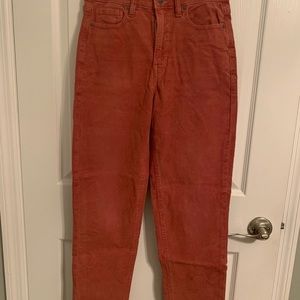 Corduroy pants